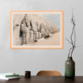 Le Grand Temple d'Abu Simbel Poster by Moryarty - Oil Painting canvas print
