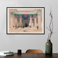 Grand portique du temple de Philae Poster by Moryarty - Oil Painting canvas print