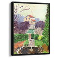 The Artist's Garden at Issy les Moulineaux 1918 by Henri Matisse by Henri Matisse - Fauvist canvas print