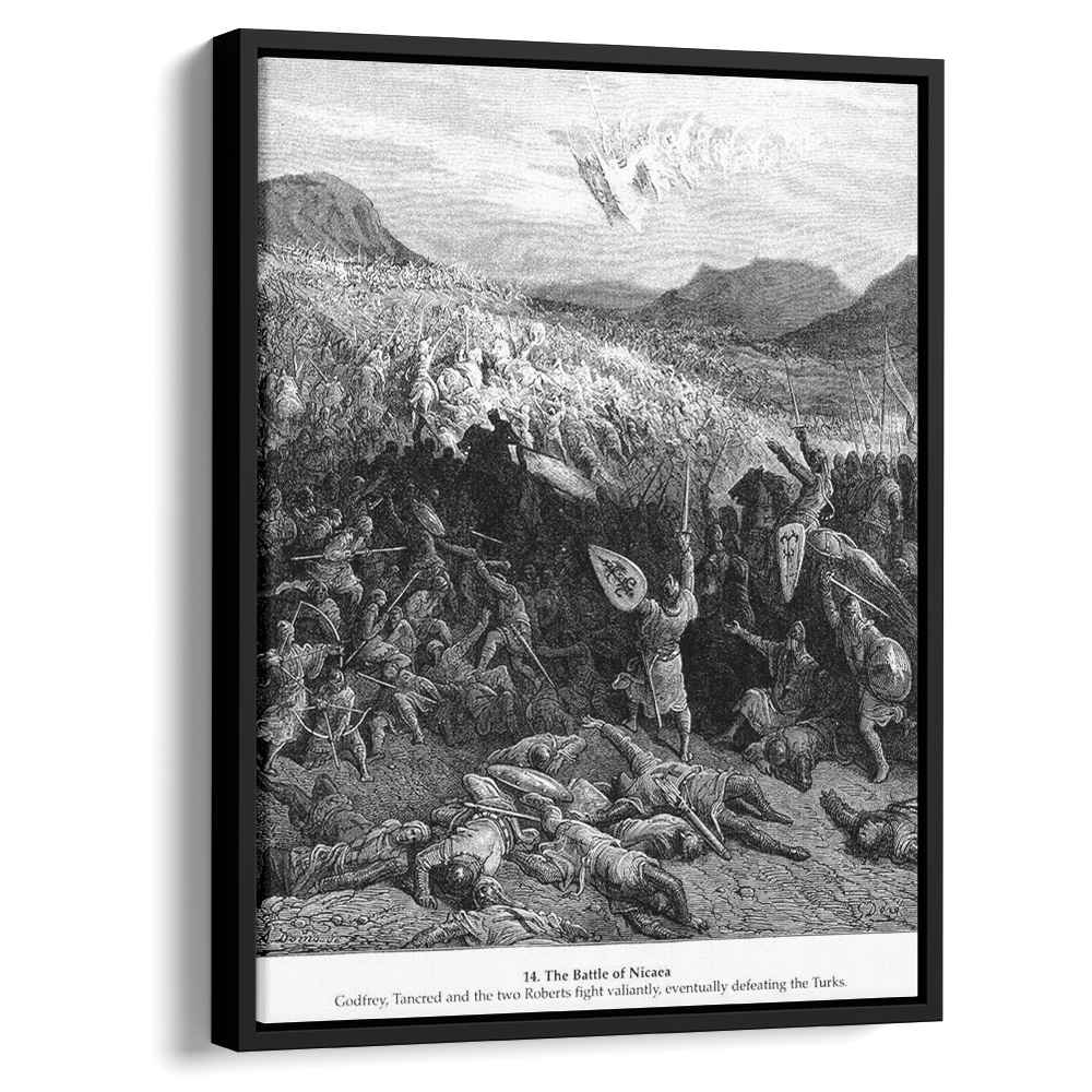 The Battle of Nicaea in 1097 1877 by Gustave Dore by Gustave Dore - Oil Painting canvas print