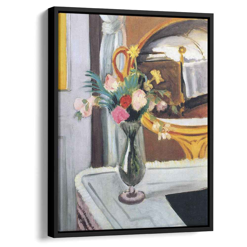 The Bed in the Mirror 1919 by Henri Matisse by Henri Matisse - Fauvist canvas print