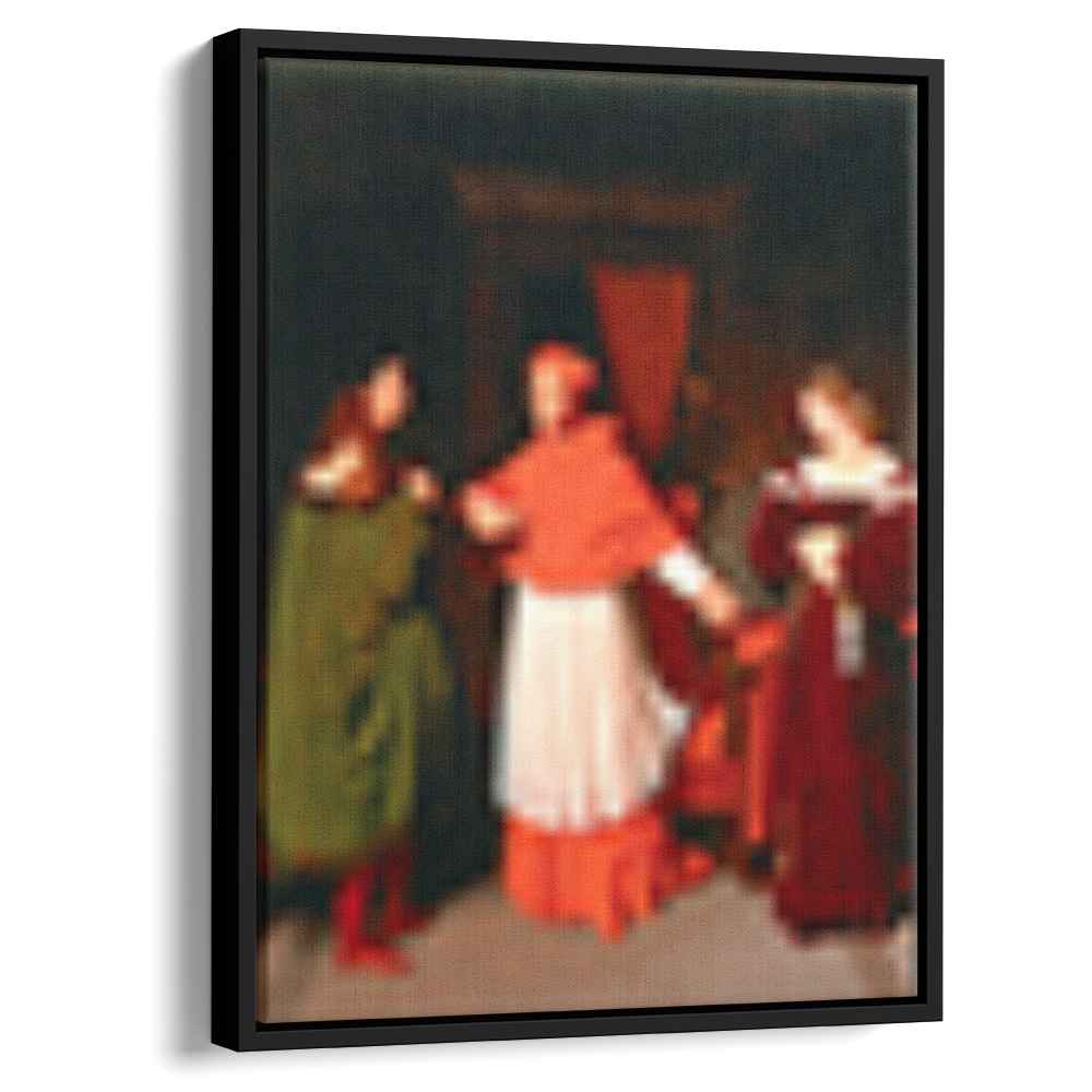 The Betrothal of Raphael and the Niece of Cardinal Bibbiena 1814 by Jean Auguste Dominique Ingres by Jean Auguste Dominique Ingres - Oil Painting canvas print