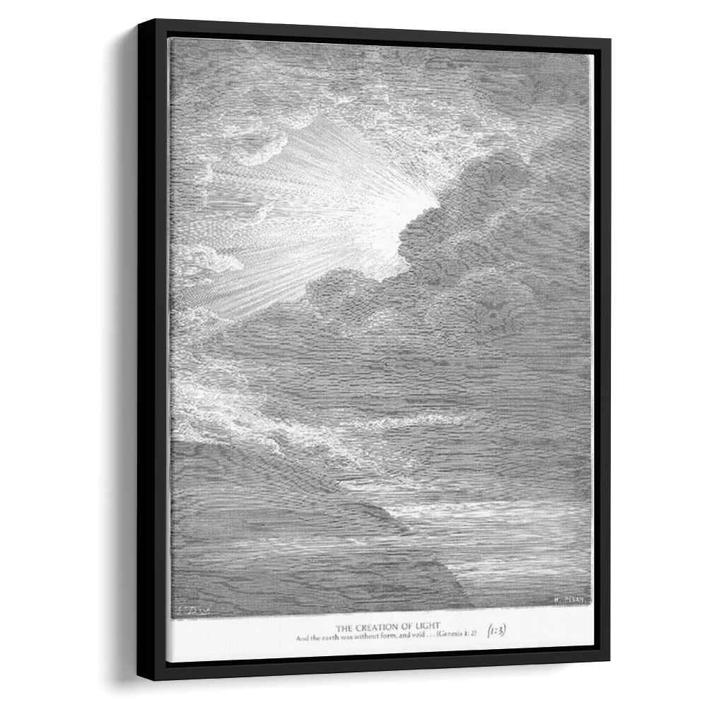 The Creation of Light 1866 by Gustave Dore by Gustave Dore - Oil Painting canvas print