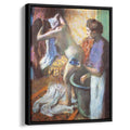 The Cup of Tea Breakfast after Bathing 1883 by Edgar Degas by Edgar Degas - Impressionist canvas print