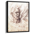 The Damned Soul 1525 by Michelangelo by Michelangelo - Oil Painting canvas print