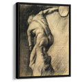 The Discus Thrower 1886 by Vincent van Gogh by Vincent van Gogh - Post-Impressionist canvas print