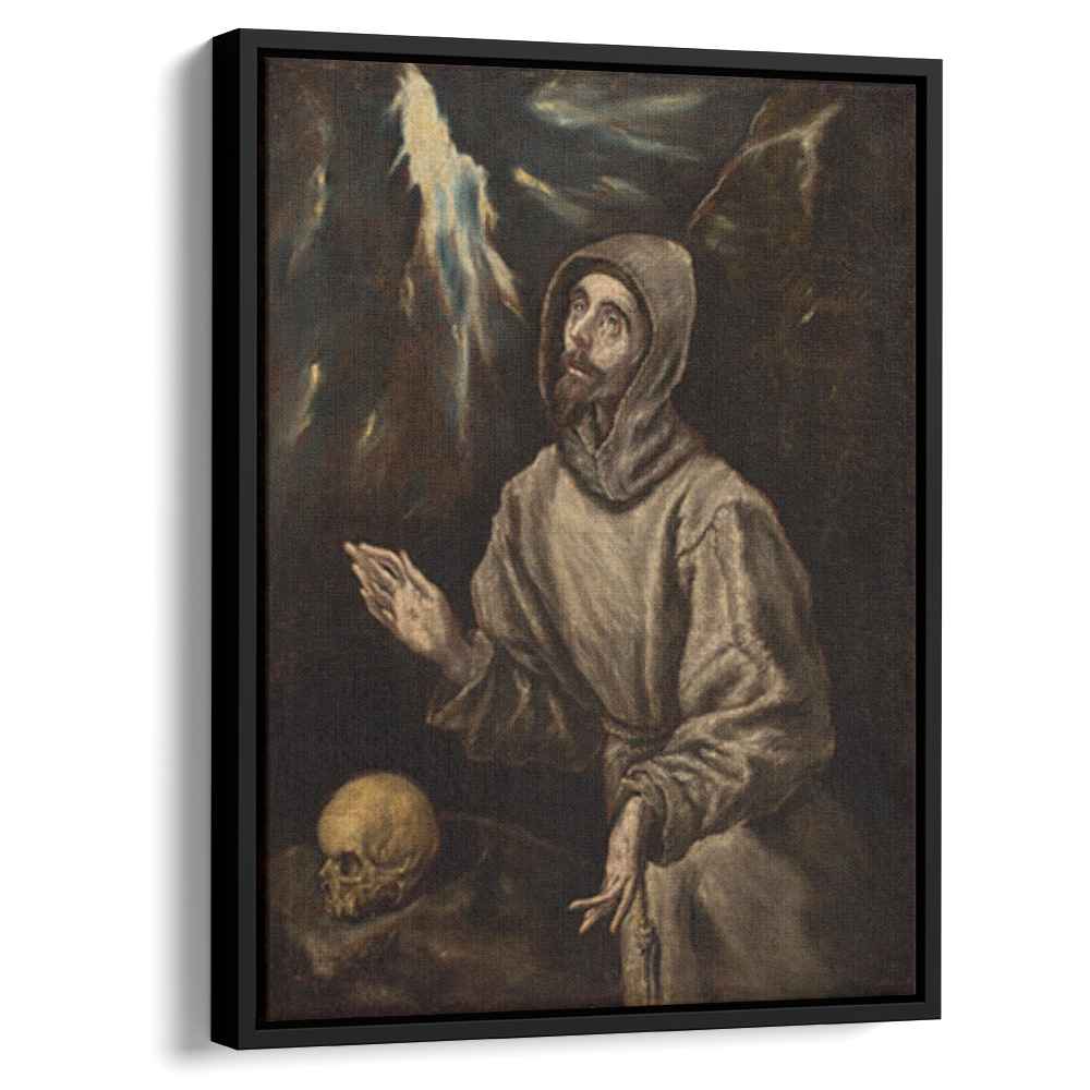 The Ecstasy of St. Francis of Assisi 1600 by El Greco by El Greco - Oil Painting canvas print