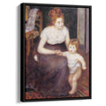 The First Step 1876 by Pierre-Auguste Renoir by Pierre-Auguste Renoir - Impressionist canvas print