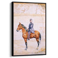 The General at the River 1882 by Henri de Toulouse-Lautrec by Henri de Toulouse-Lautrec - Post-Impressionist canvas print