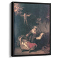 The Holy Family 1645 by Rembrandt by Rembrandt - Baroque canvas print