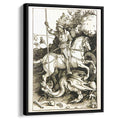 St. George and the Dragon 1504 by Albrecht Durer by Albrecht Durer - Renaissance canvas print