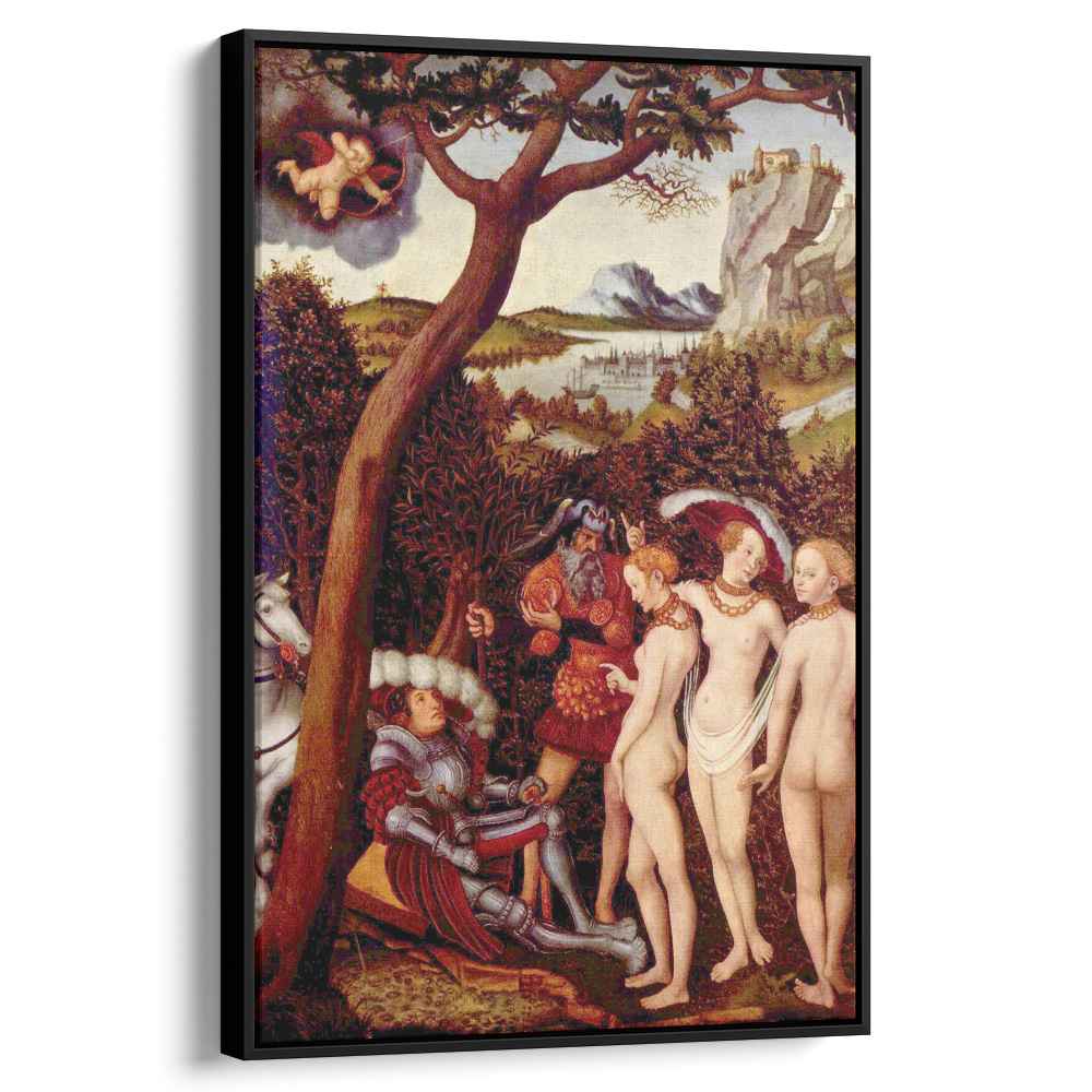 The Judgement of Paris 1528 by Lucas Cranach the Elder by Lucas Cranach the Elder - Renaissance canvas print