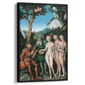 The Judgment of Paris 1530 by Lucas Cranach the Elder by Lucas Cranach the Elder - Renaissance canvas print