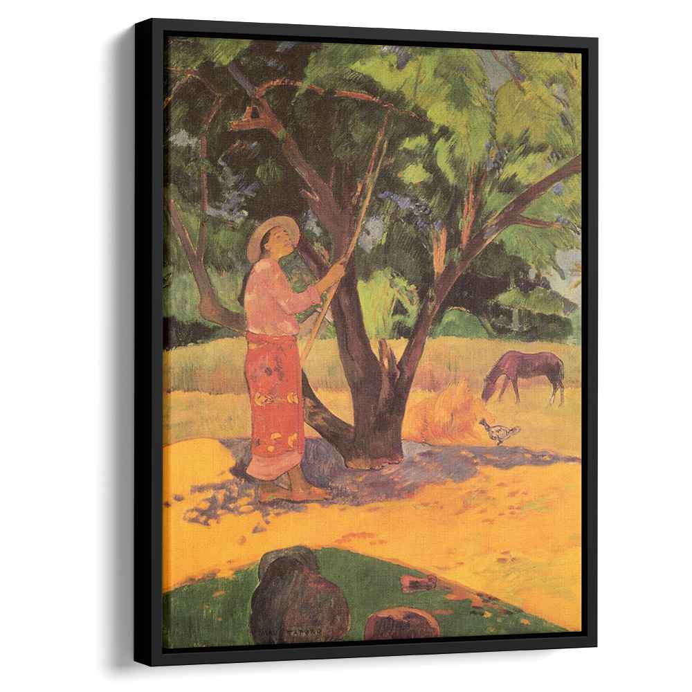The lemon picker 1891 by Paul Gauguin by Paul Gauguin - Post-Impressionist canvas print