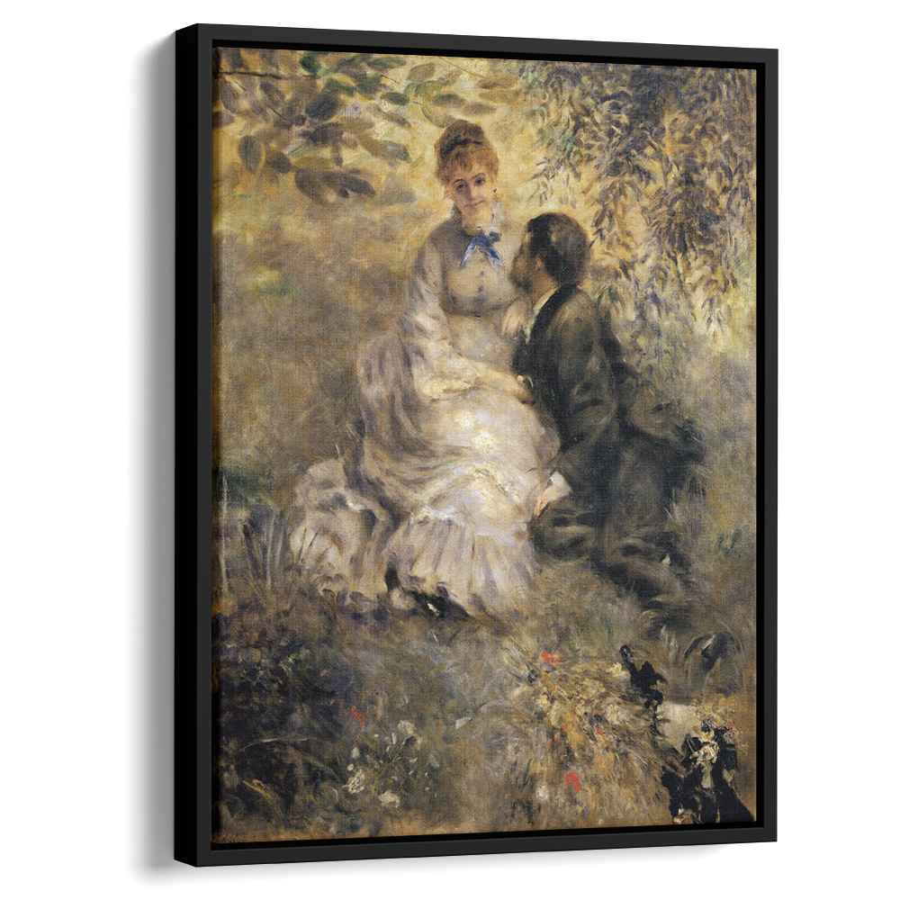 The Lovers 1875 by Pierre-Auguste Renoir by Pierre-Auguste Renoir - Impressionist canvas print