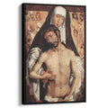 The Man of Sorrows in the Arms of the Virgin 1475 by Hans Memling by Hans Memling - Northern Renaissance canvas print