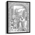 The Meeting of Joachim and Anne at the Golden Gate 1504 by Albrecht Durer by Albrecht Durer - Renaissance canvas print