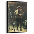 The Painter at His Easel by Honore Daumier by Honore Daumier - Realist canvas print