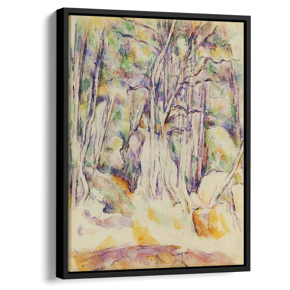 The Park of the Chateau Noir with Well 1904 by Paul Cezanne by Paul Cezanne - Post-Impressionist canvas print