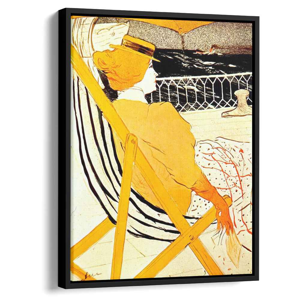 The passenger in cabin 54 1896 by Henri de Toulouse-Lautrec by Henri de Toulouse-Lautrec - Post-Impressionist canvas print