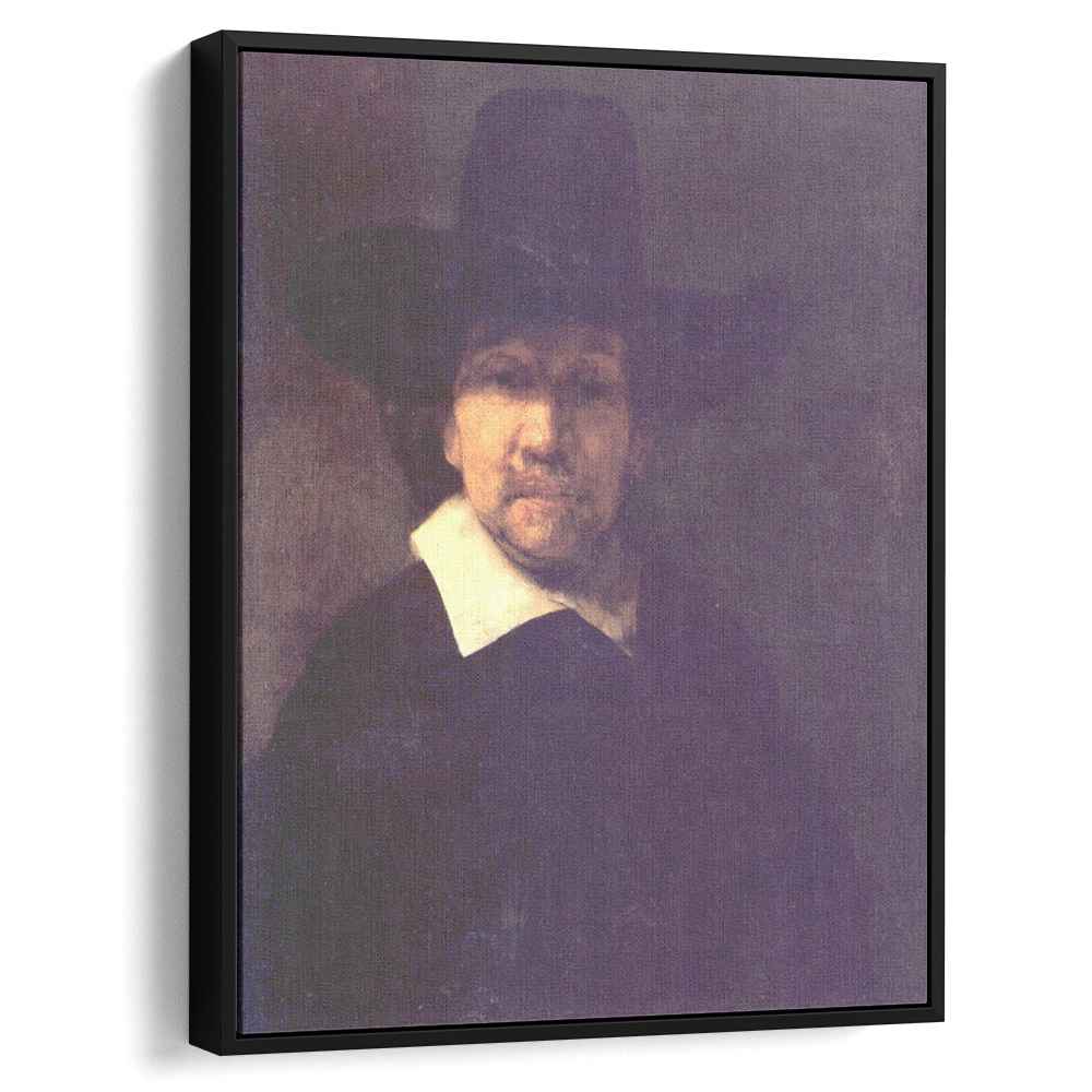 The Poet Jeremia de Decker 1666 by Rembrandt by Rembrandt - Baroque canvas print