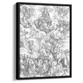 The Sea Monster and the Beast with the Lamb s Horn 1498 by Albrecht Durer by Albrecht Durer - Renaissance canvas print