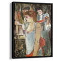 The Tatooed Woman 1894 by Henri de Toulouse-Lautrec by Henri de Toulouse-Lautrec - Post-Impressionist canvas print
