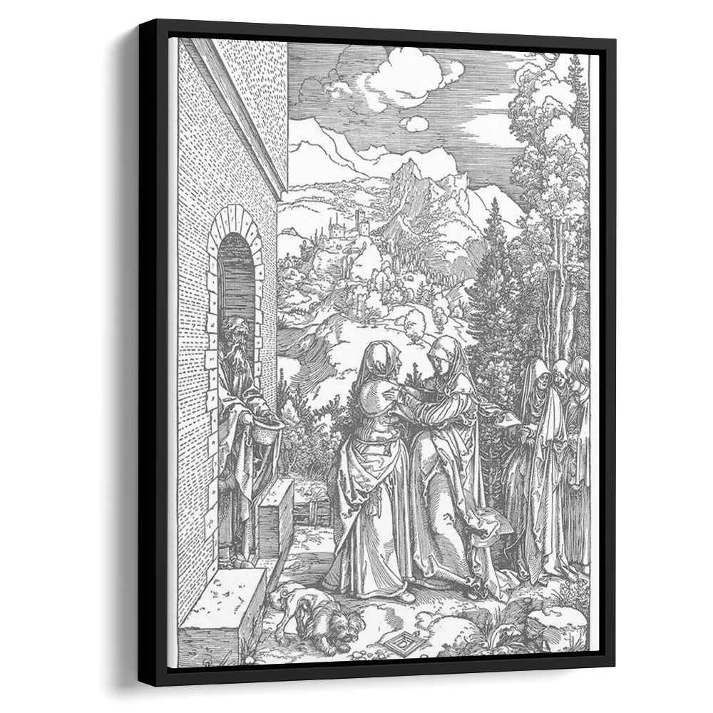 The Visitation 1503 by Albrecht Durer by Albrecht Durer - Renaissance canvas print