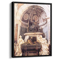 Tomb of Pope Urban VIII 1647 by Gian Lorenzo Bernini by Gian Lorenzo Bernini - Oil Painting canvas print