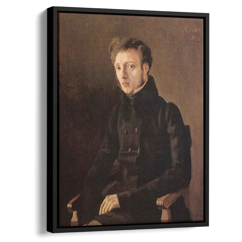 Toussaint Lemaistre, Architect by Camille Corot by Camille Corot - Realist canvas print