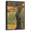 Town on the Blue River 1910 by Egon Schiele by Egon Schiele - Expressionist canvas print