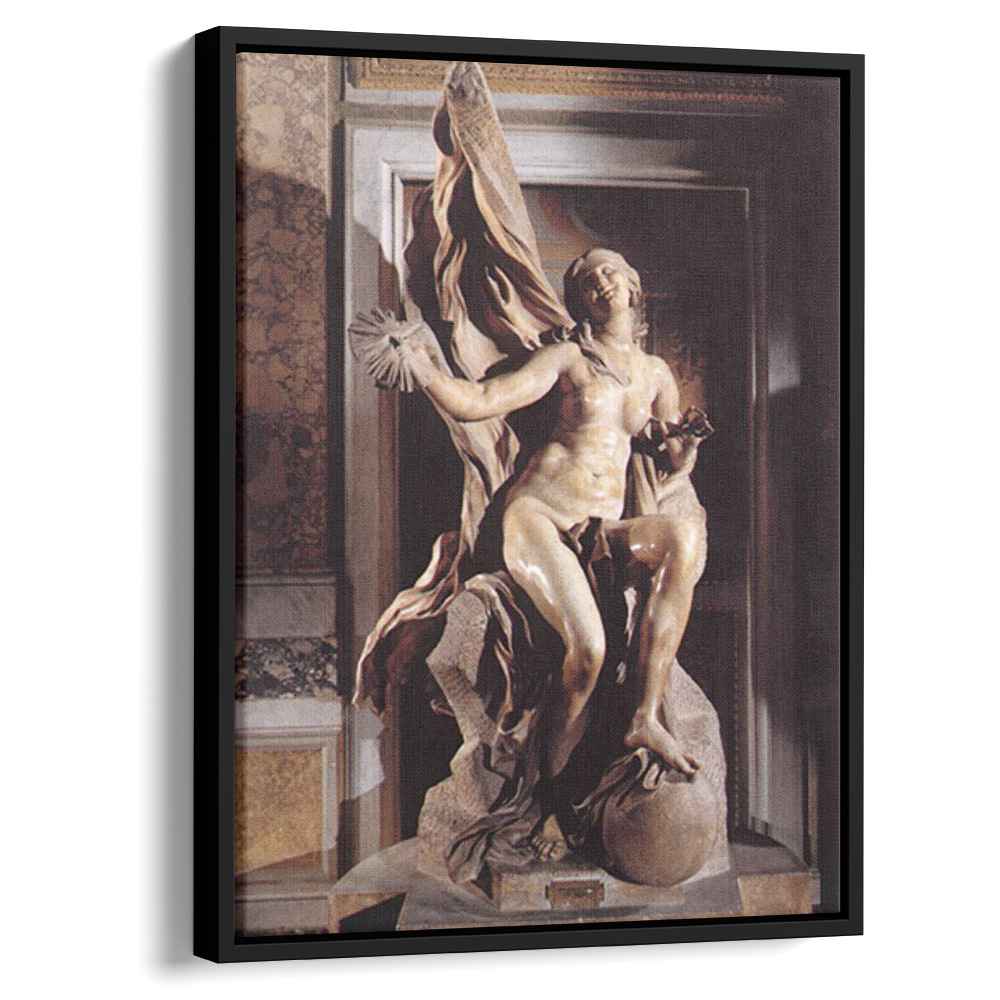 Truth Unveiled by Time 1652 by Gian Lorenzo Bernini by Gian Lorenzo Bernini - Oil Painting canvas print