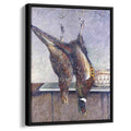 Two Hanging Pheasants 1882 by Gustave Caillebotte by Gustave Caillebotte - Impressionist canvas print