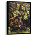 Vase with Honesty 1884 by Vincent van Gogh by Vincent van Gogh - Post-Impressionist canvas print