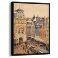 View of Paris, Rue d'Amsterdam by Camille Pissarro by Camille Pissarro - Impressionist canvas print