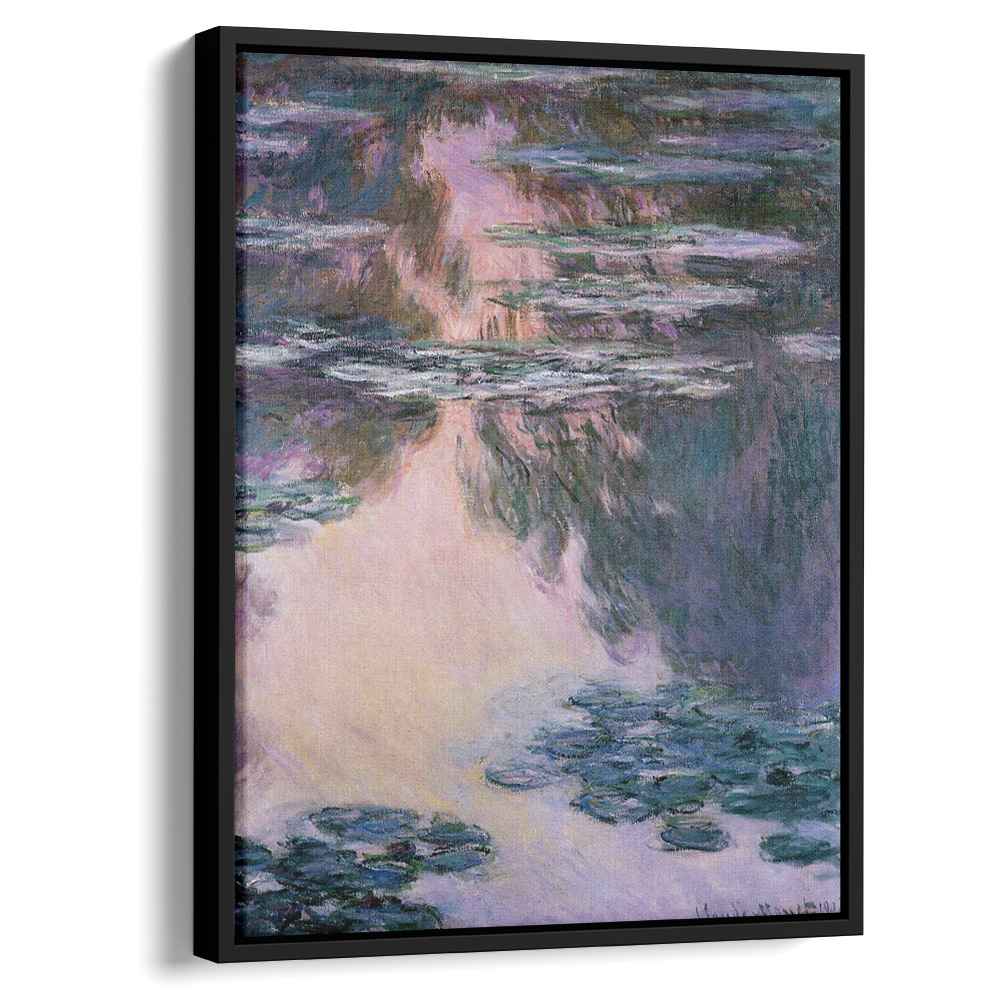 Water Lilies 1907 by Claude Monet by Claude Monet - Impressionist canvas print