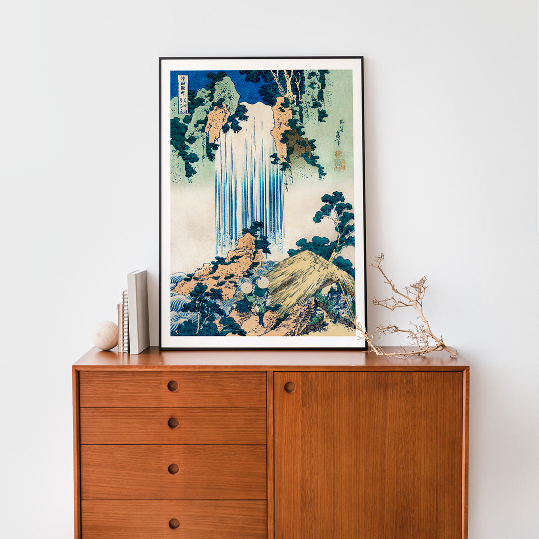 Cascade de Yoro Poster by Moryarty - Oil Painting canvas print