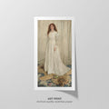 Symphony in White No. 1  Whistler  Art Print by Without A Frame - Oil Painting canvas print