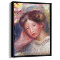 Womans Head 1905 by Pierre-Auguste Renoir by Pierre-Auguste Renoir - Impressionist canvas print