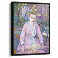 Woman with an umbrella 1889 by Henri de Toulouse-Lautrec by Henri de Toulouse-Lautrec - Post-Impressionist canvas print
