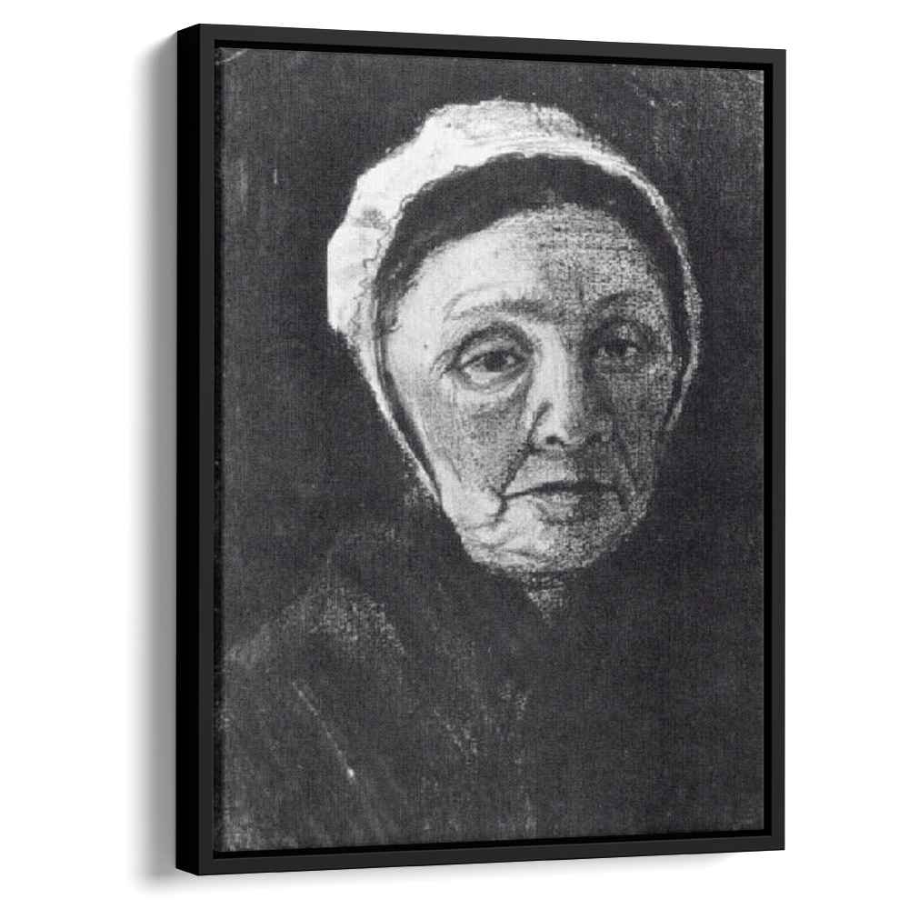 Woman with White Bonnet, Sien's Mother by Vincent van Gogh by Vincent van Gogh - Post-Impressionist canvas print