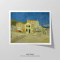 The Yellow House  Van Gogh  Art Print by Without A Frame - Oil Painting canvas print