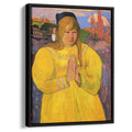 Young Christian Girl 1894 by Paul Gauguin by Paul Gauguin - Post-Impressionist canvas print