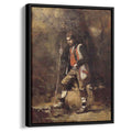 Young Italian Patriot in the Mountains 1855 by Camille Corot by Camille Corot - Realist canvas print